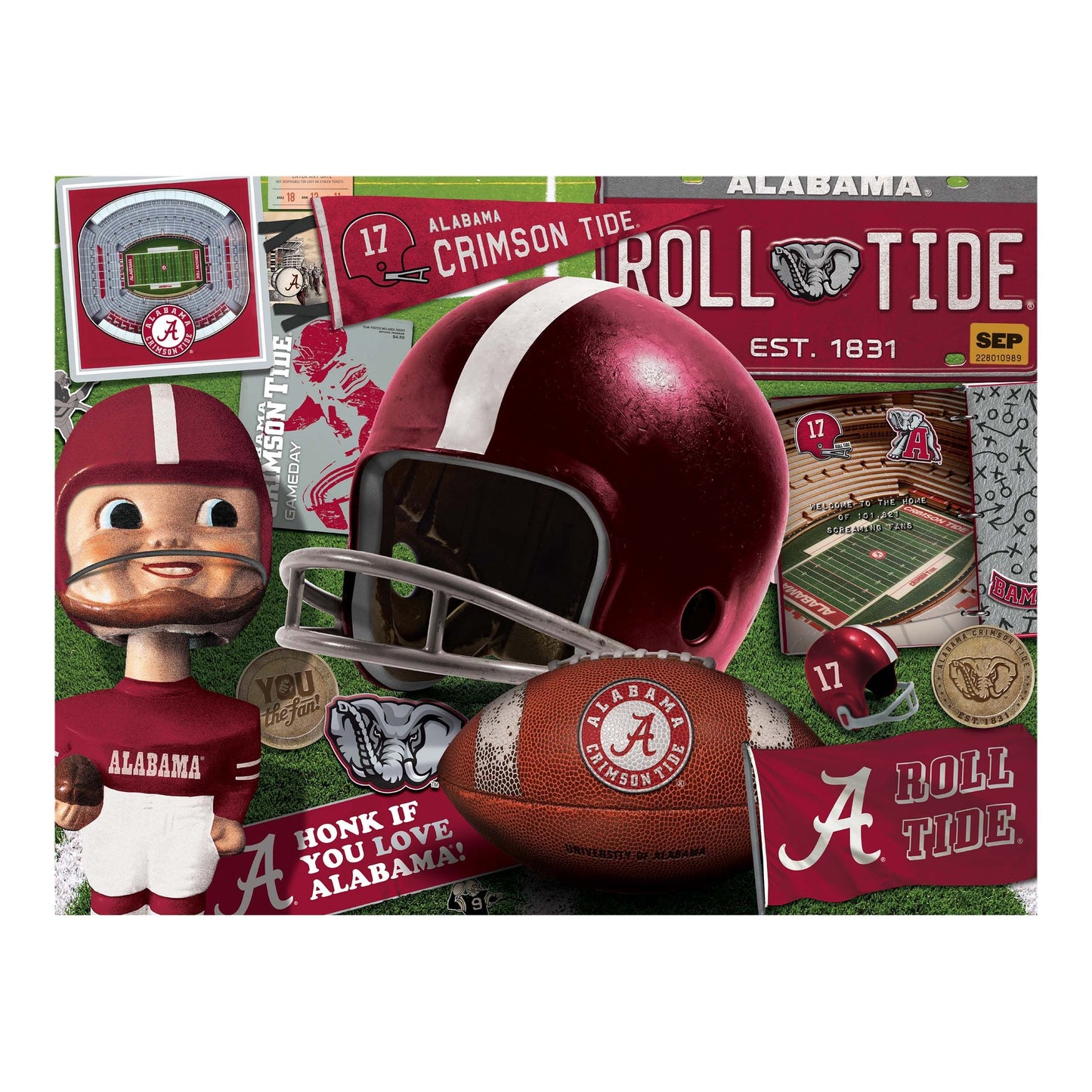 Alabama Crimson Tide Retro Series (950066) - 500 Pieces