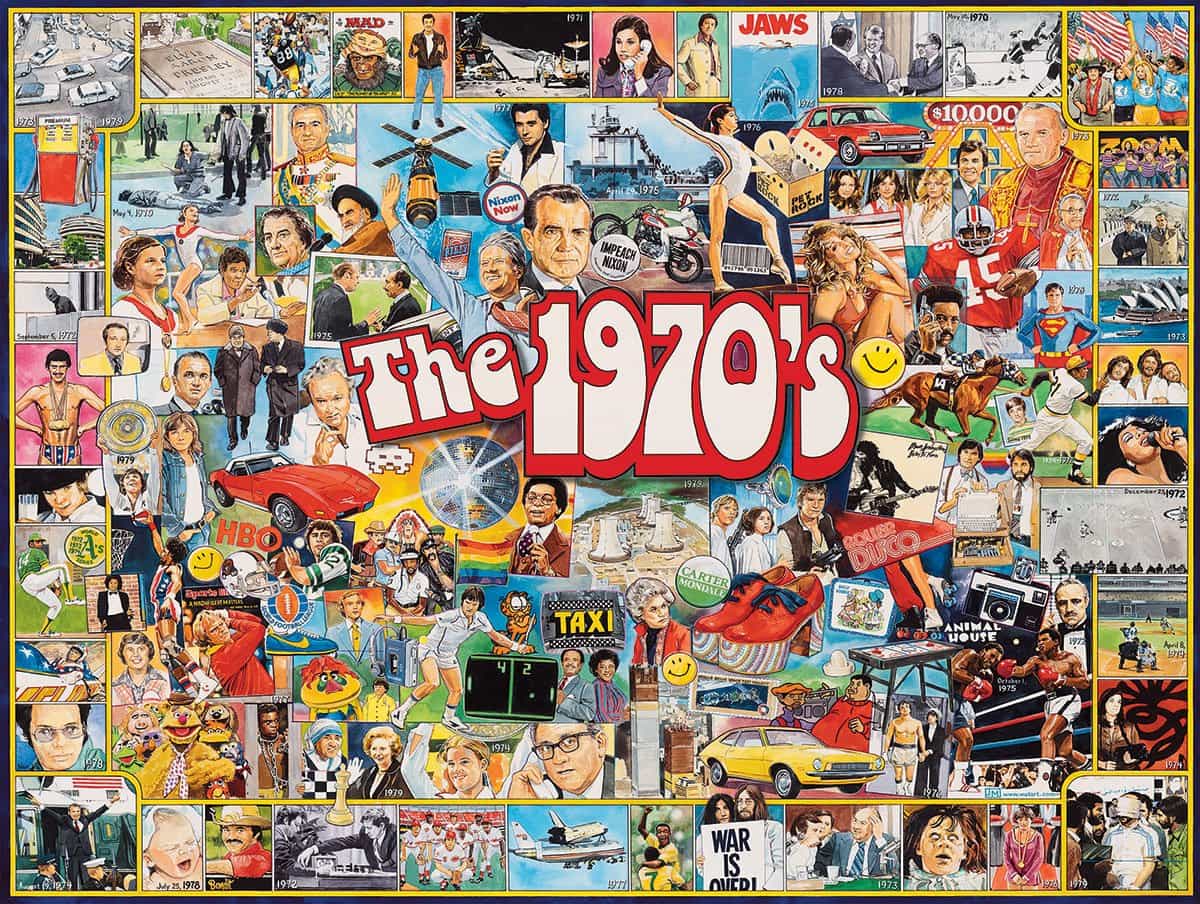 Set of 4: Artist James Mellett - Decades Bundle 1000 piece