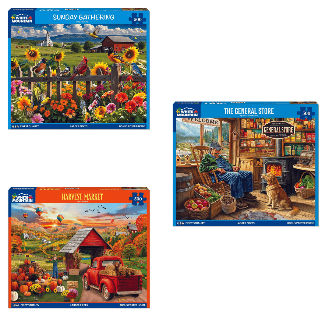 Set of 3: New Simple Times Bundle 500 piece