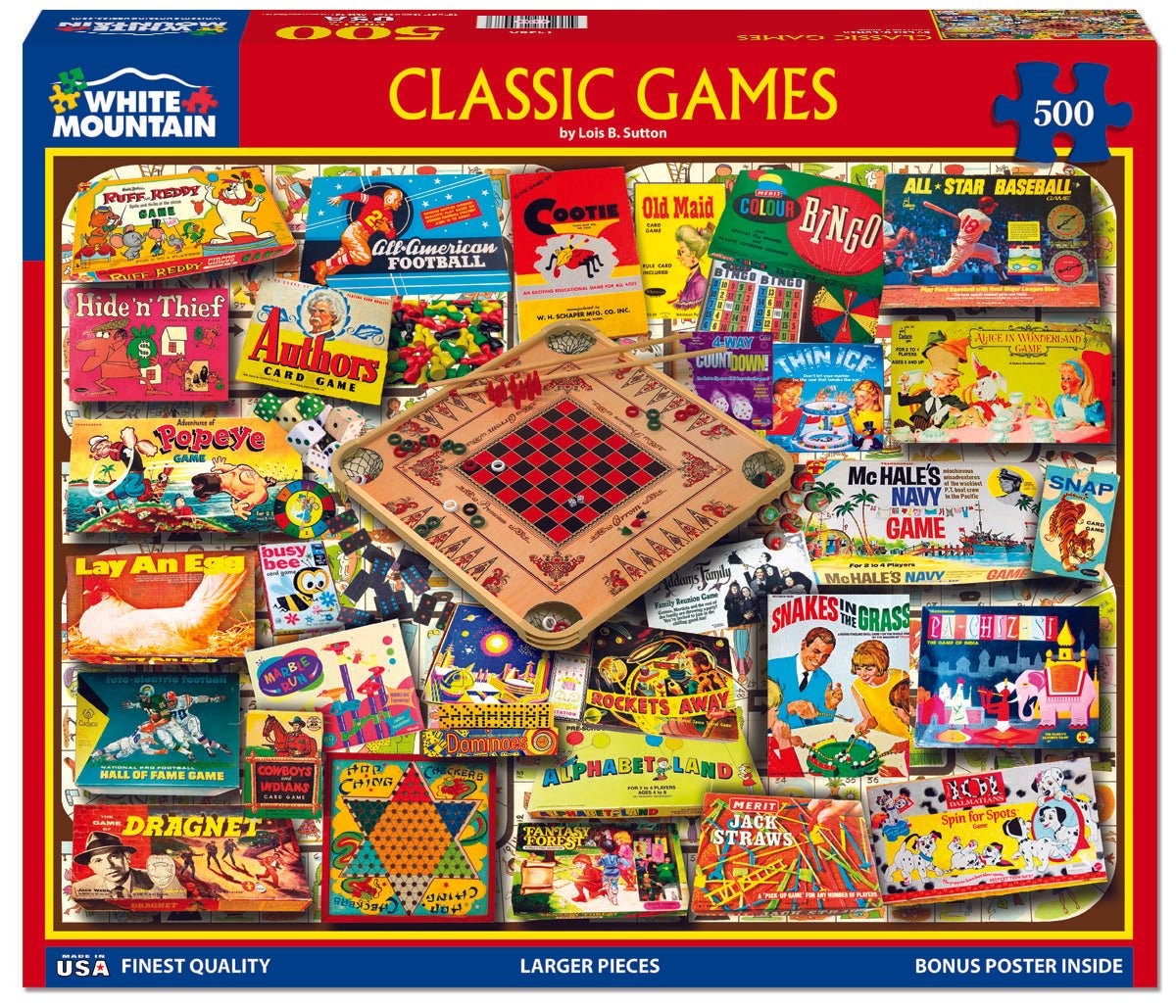 Classic Games (1438pz) - 500 Pieces