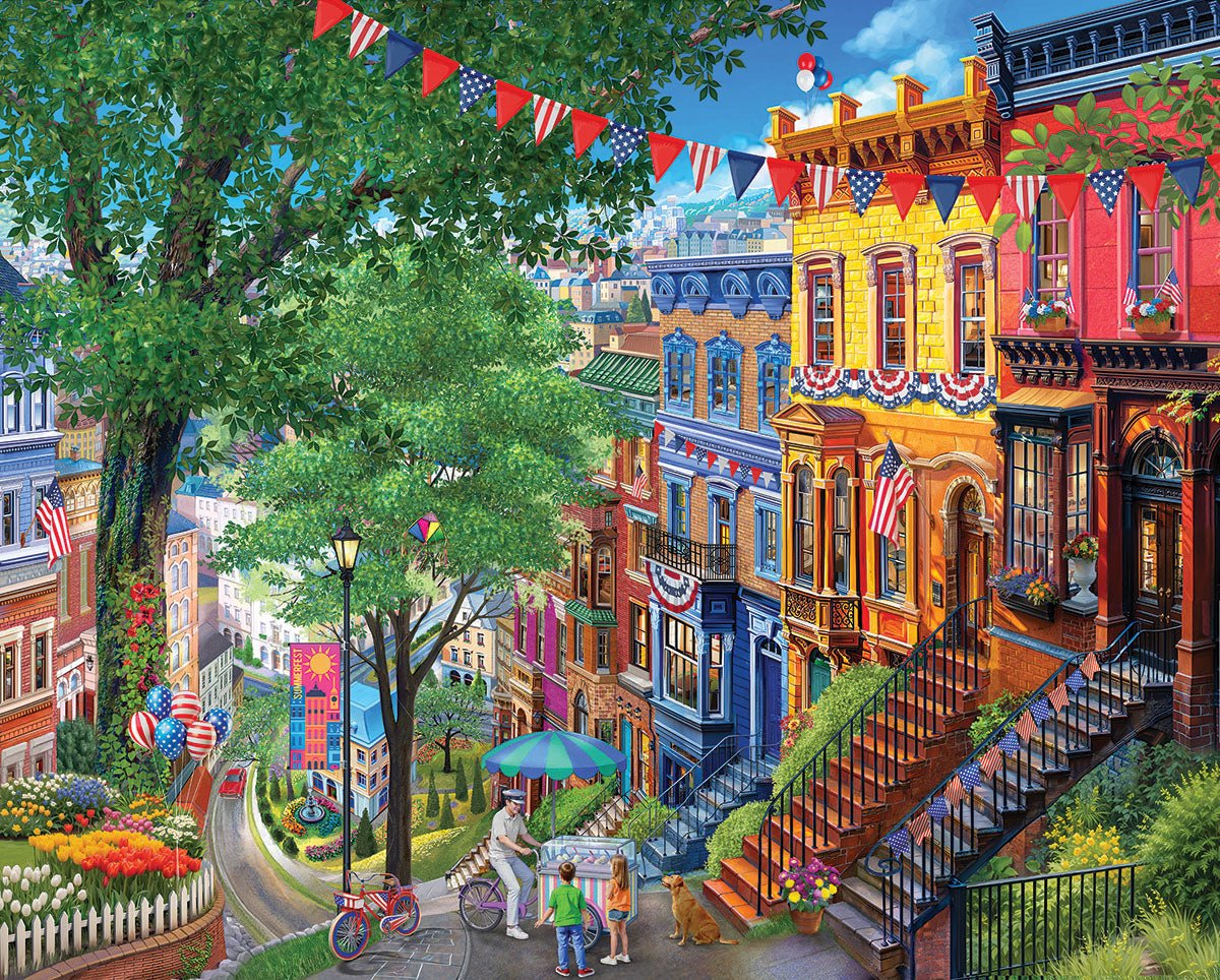 Summer In The City (2037pz) - 1000 Piece Jigsaw Puzzle