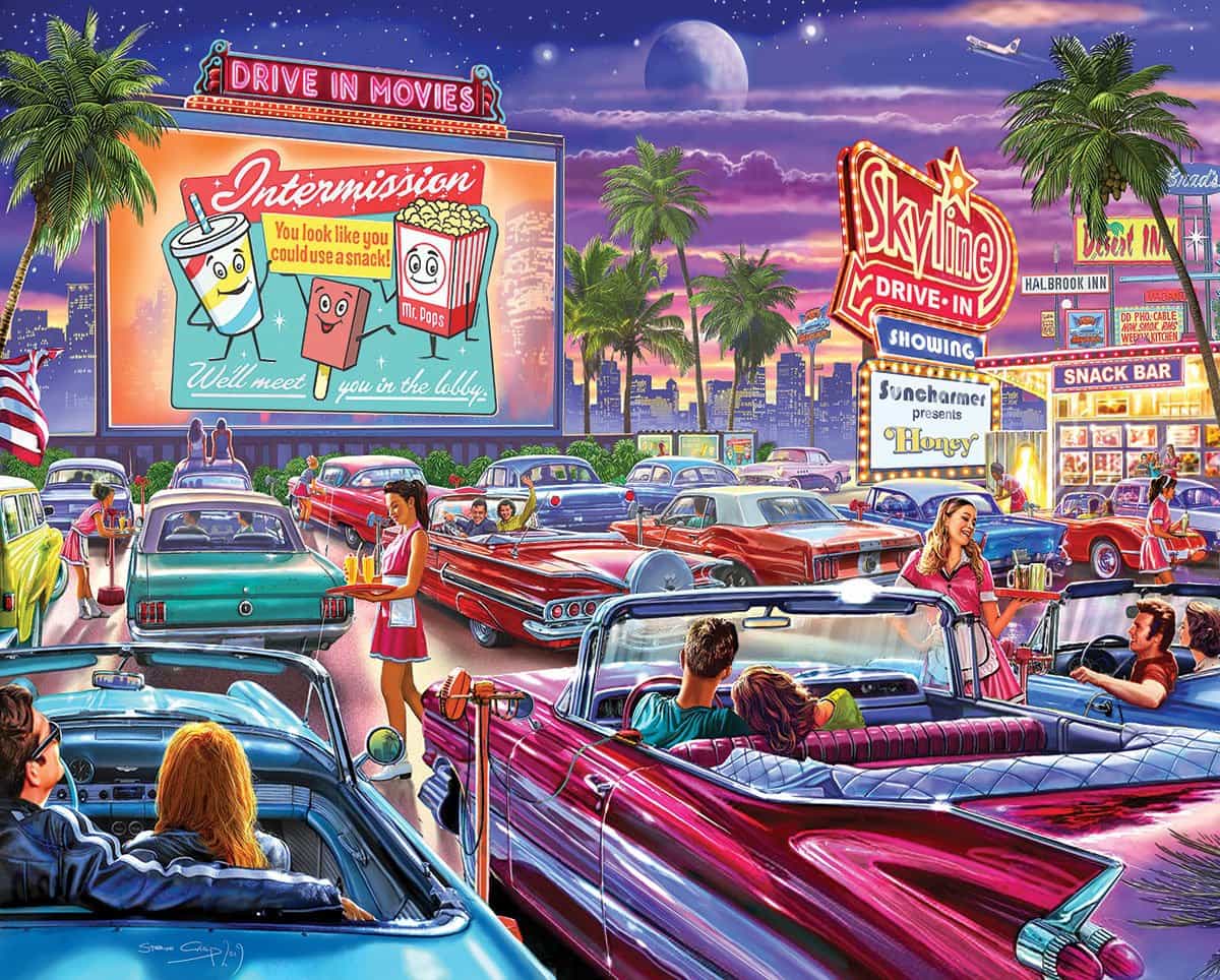 Drive-In Movie (1495pz) - 1000 Pieces