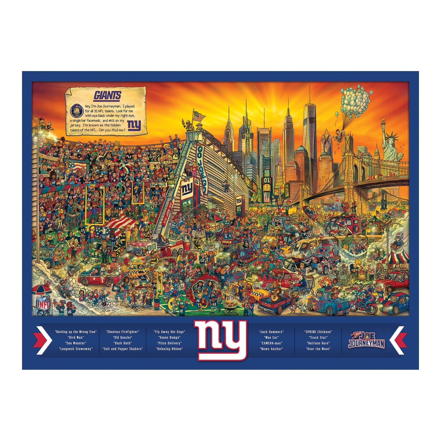NY Giants Puzzle (9029595) - 500 Pieces