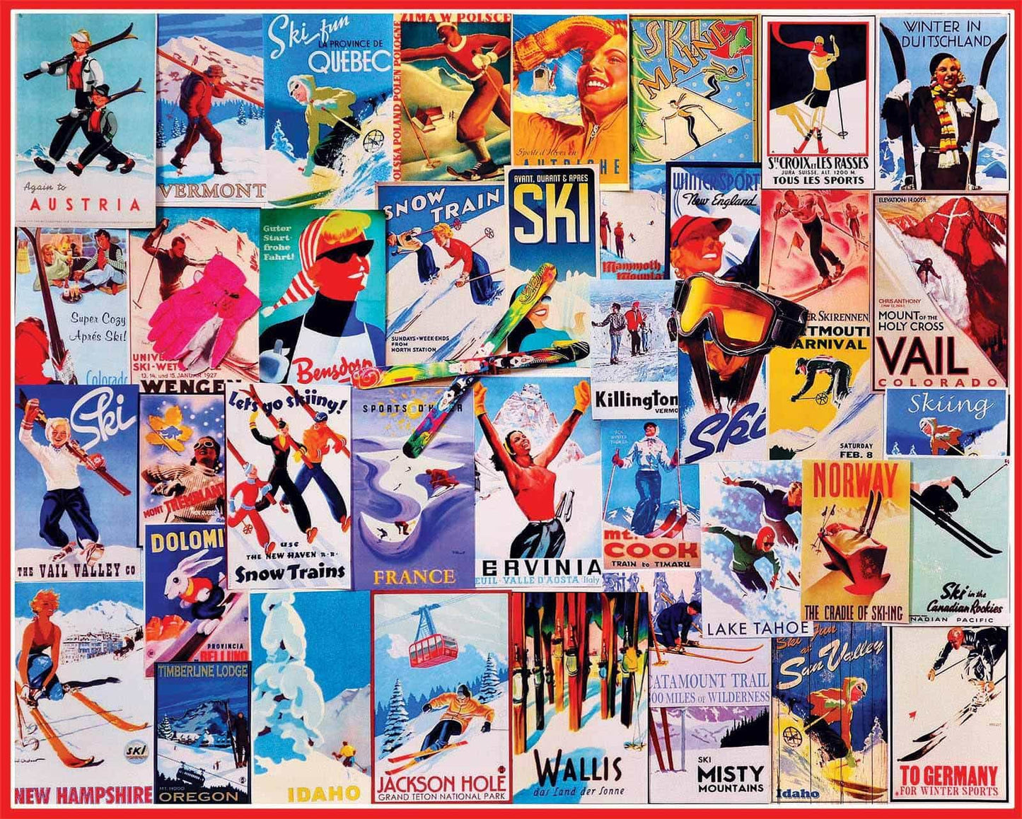 Set of 3: Love to Ski Bundle 1000 piece