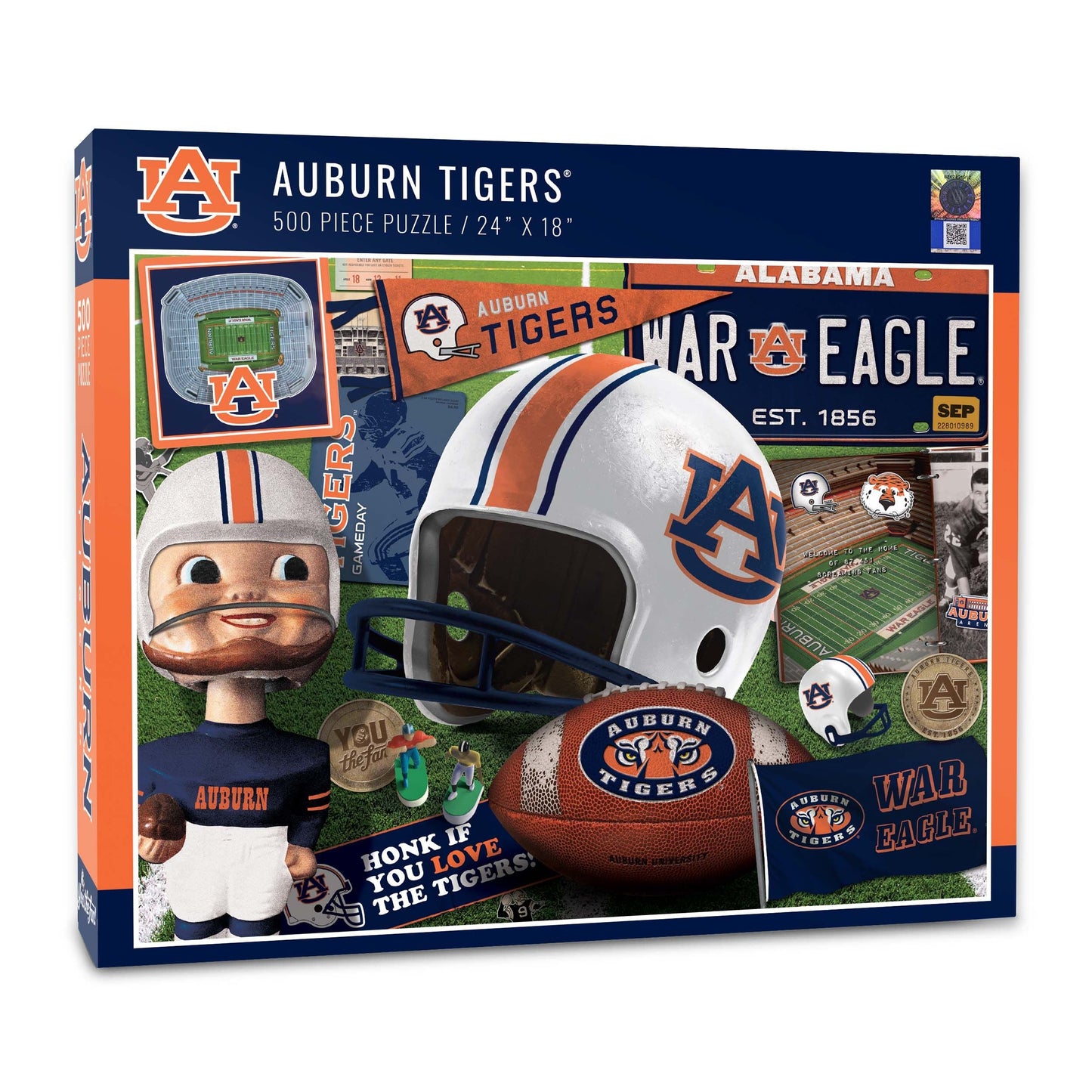 Auburn Tigers Retro Series (950240) - 500 Pieces