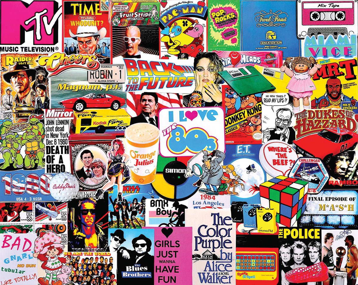 I Love the 1980's (1525pz) - 1000 Pieces