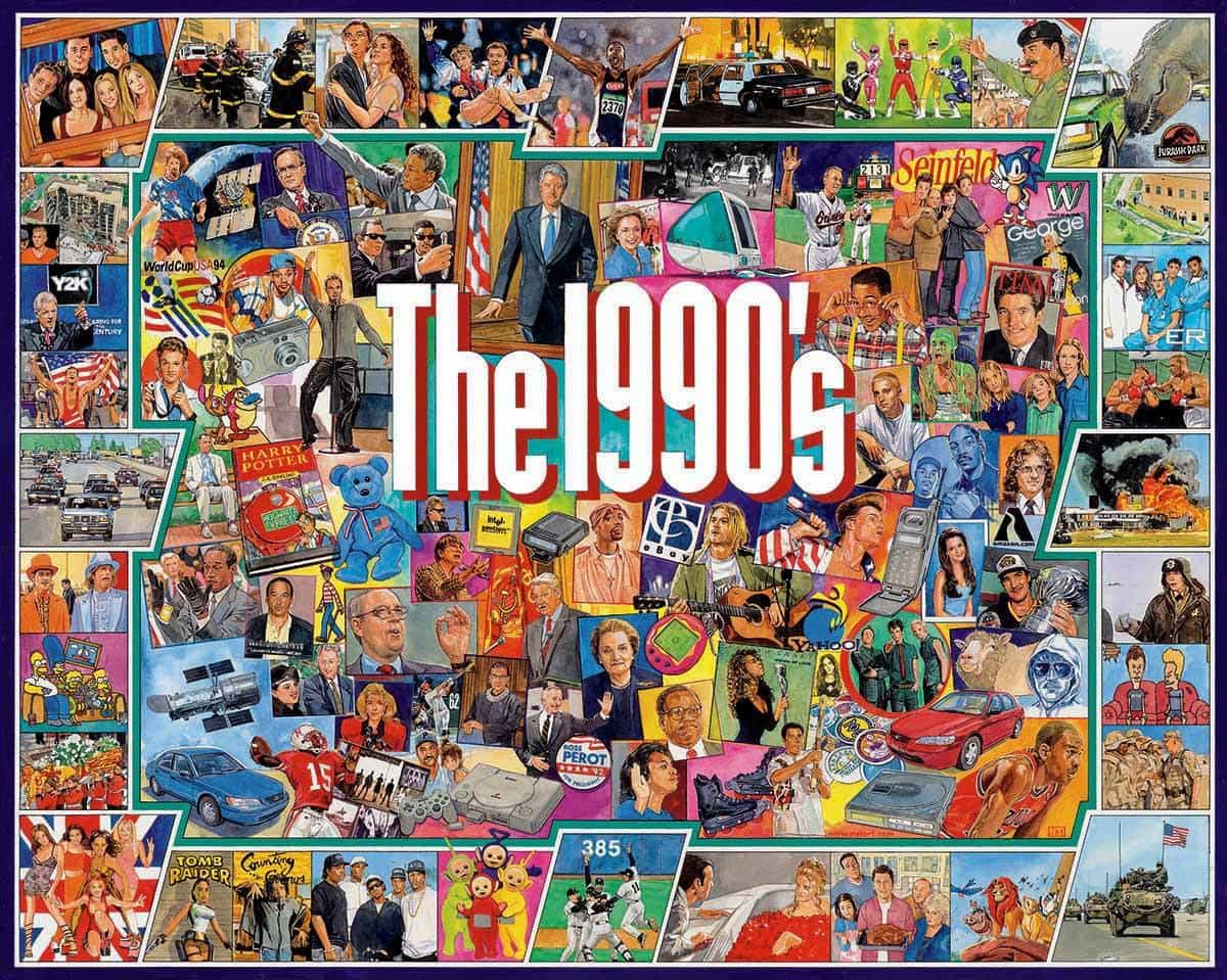 Set of 4: Artist James Mellett - Decades Bundle 1000 piece