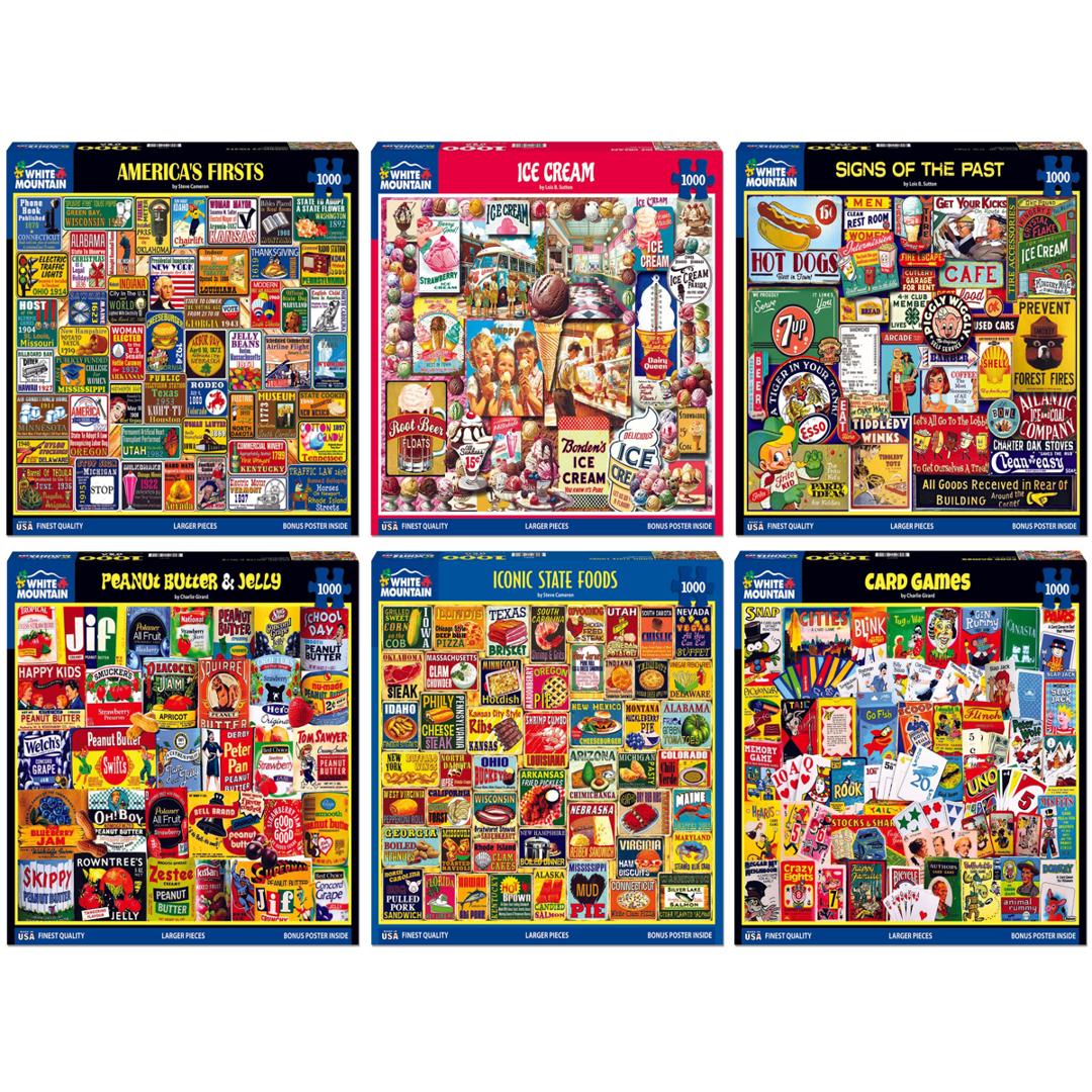 Set of 6: New Collage Bundle 1000 piece