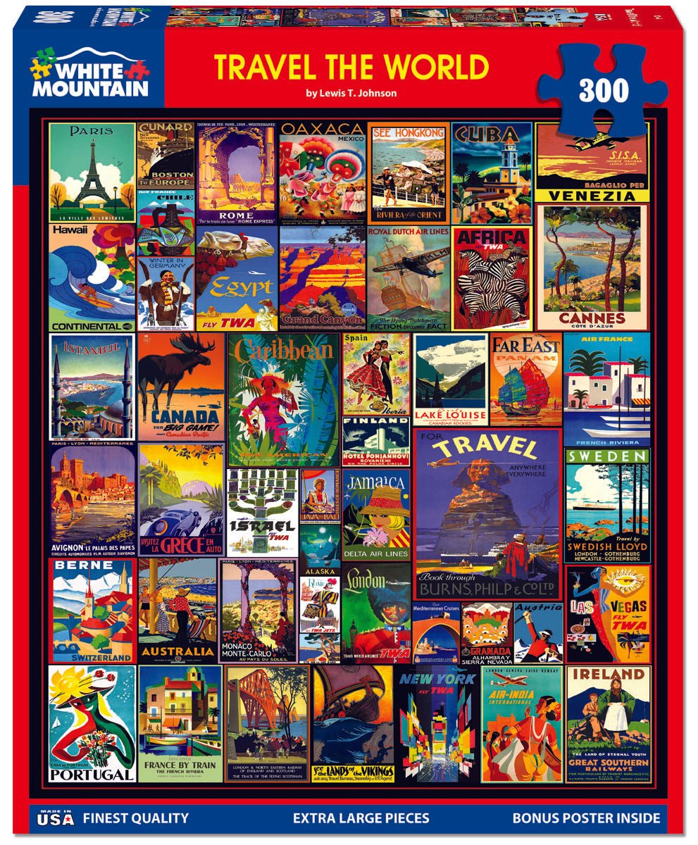 Travel The World (2046pz) - 300 Piece Jigsaw Puzzle