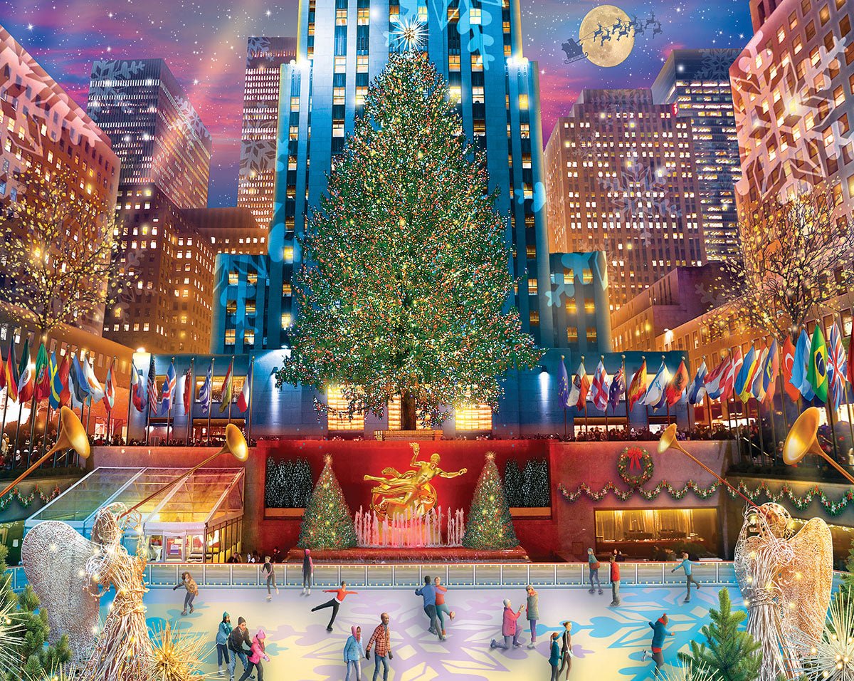 Rockefeller Christmas (1711t) - 1000 PC (Small 20"x27" Format)