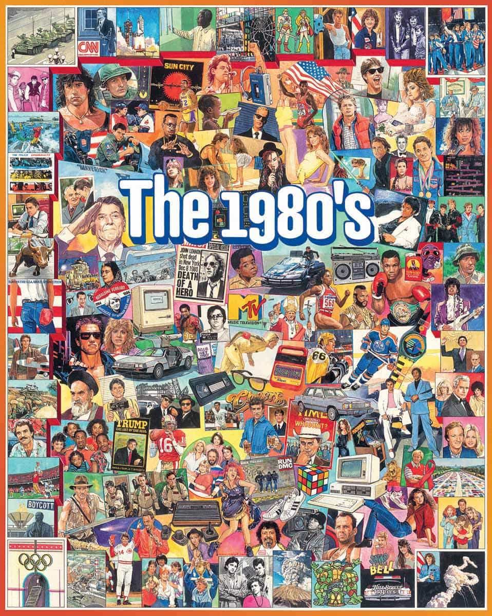 Set of 4: Artist James Mellett - Decades Bundle 1000 piece