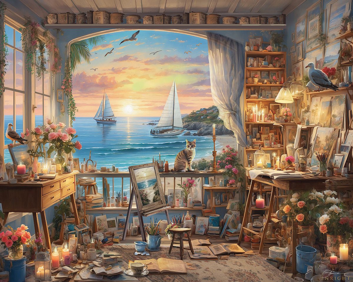 Art Studio (2002pz) - 1000 Piece Jigsaw Puzzle