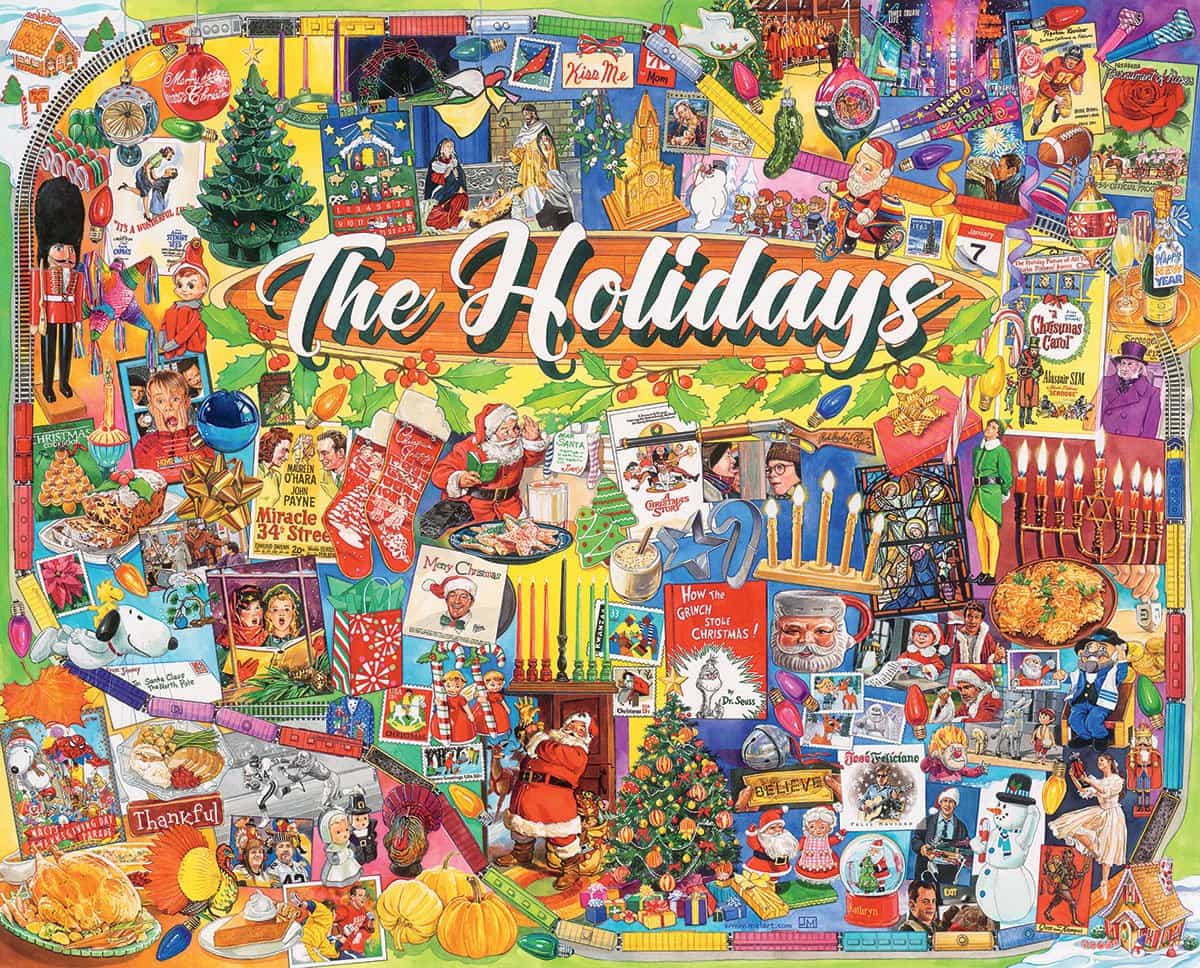 The Holidays (1441pz) - 1000 Piece Jigsaw Puzzle