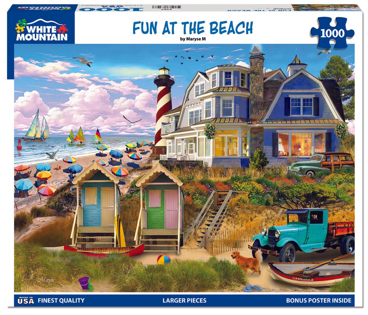 Fun At The Beach (2027pz) - 1000 Piece Jigsaw Puzzle