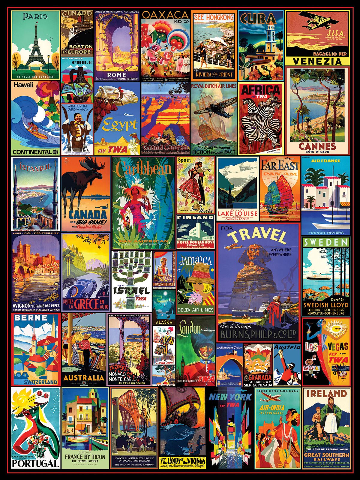 Travel The World (2046pz) - 300 Piece Jigsaw Puzzle