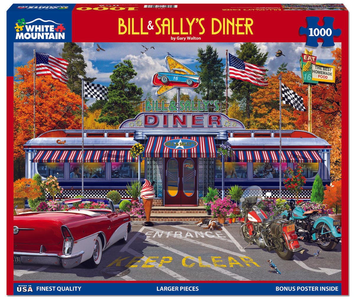 Bill & Sally's Diner (1631pz) - 1000 Pieces