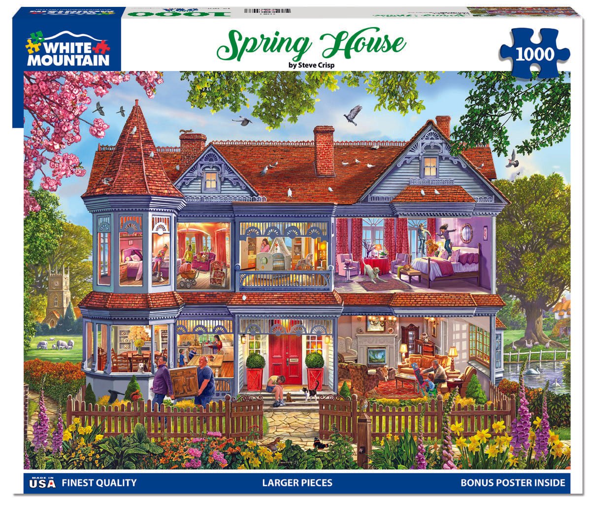 Spring House (2041pz) - 1000 Piece Jigsaw Puzzle