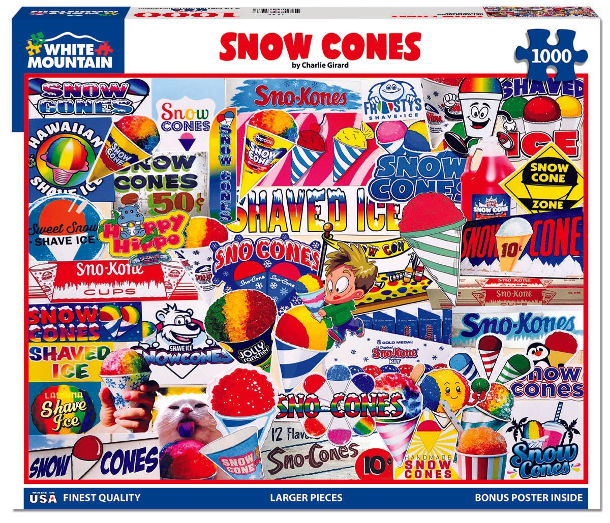 Snow Cones (1969pz) - 1000 Piece Jigsaw Puzzles
