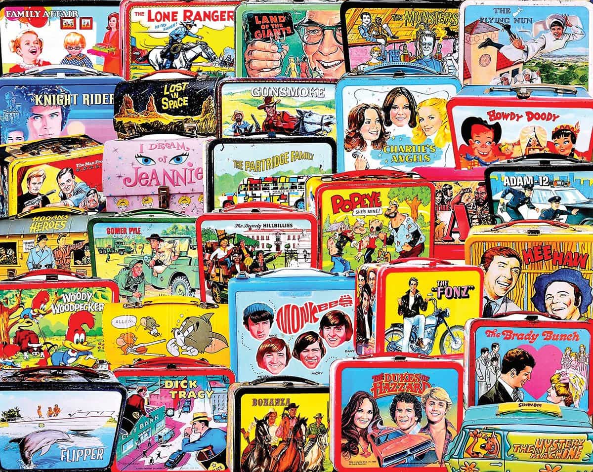 TV Lunch Boxes (1471pz) - 1000 Piece Jigsaw Puzzle
