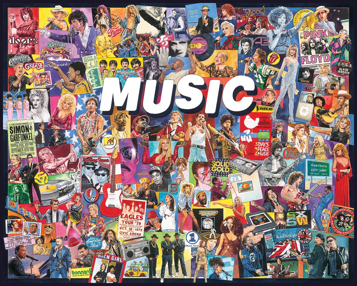 Music (1464pz) - 1000 Piece Jigsaw Puzzle