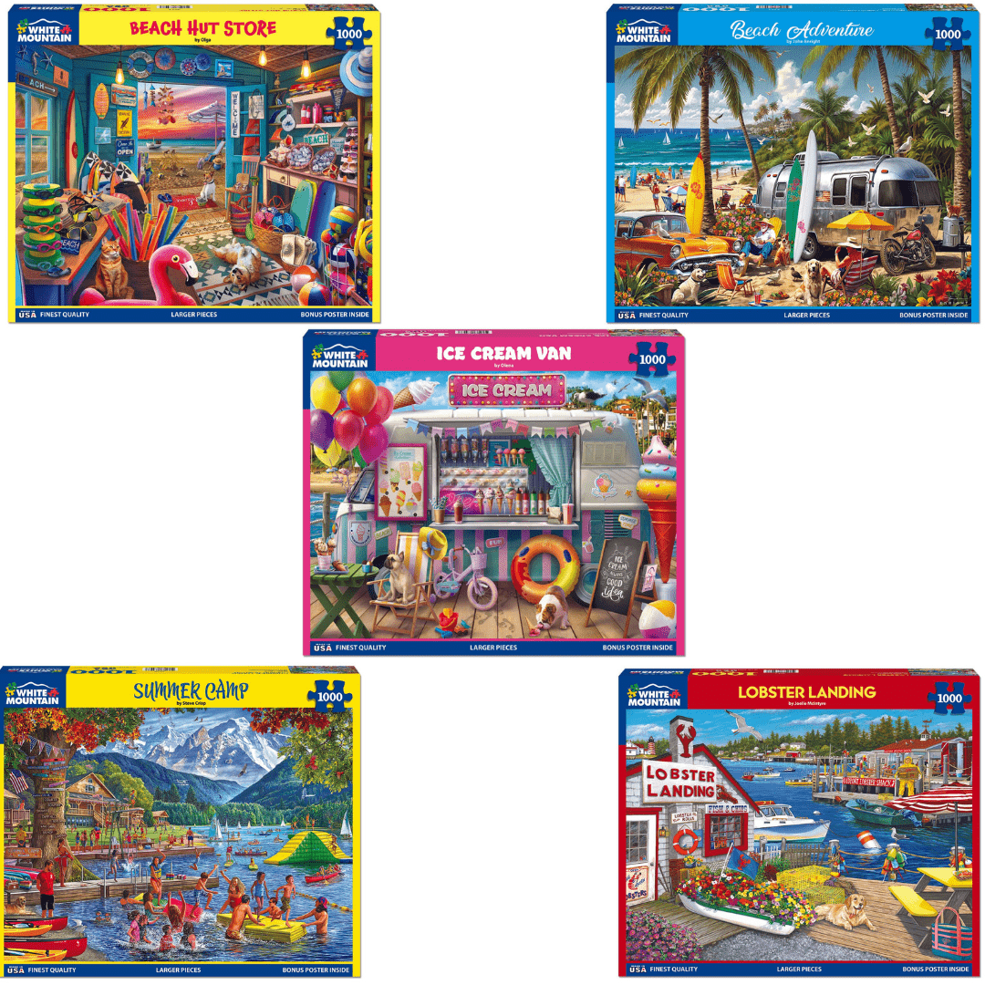 Set of 5: New Summer Fun Bundle 1000 piece