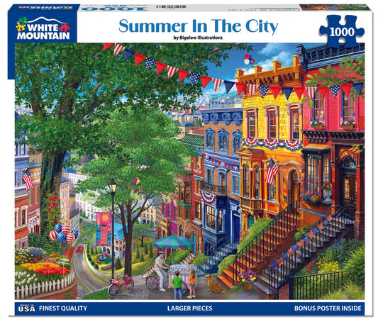 Summer In The City (2037pz) - 1000 Piece Jigsaw Puzzle