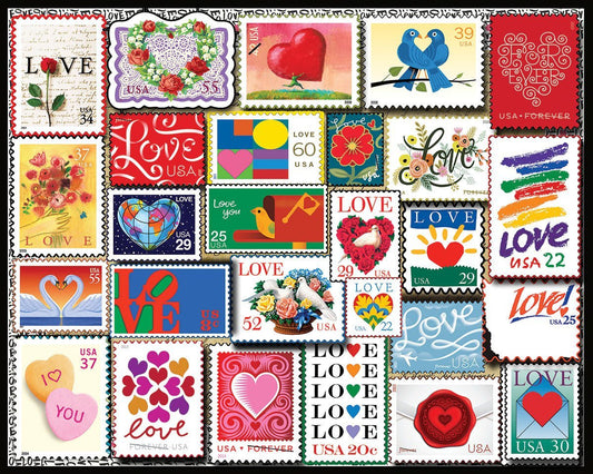 Set of 3:  Stamps Collectors Bundle 1000 piece