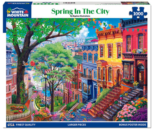 Spring In The City (2024pz) - 1000 Piece Jigsaw Puzzle