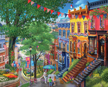 Summer In The City (2037pz) - 1000 Piece Jigsaw Puzzle