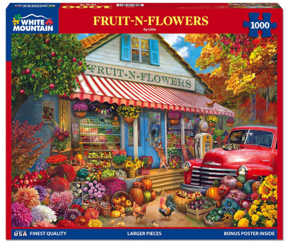 Fruit N Flowers (2039pz) - 1000 Piece Jigsaw Puzzle