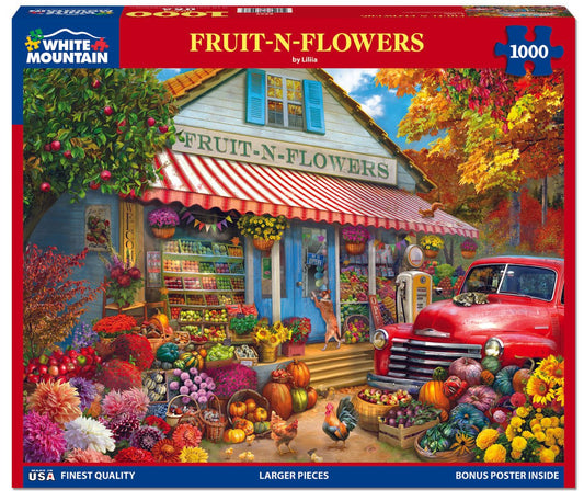 Fruit N Flowers (2039pz) - 1000 Piece Jigsaw Puzzle