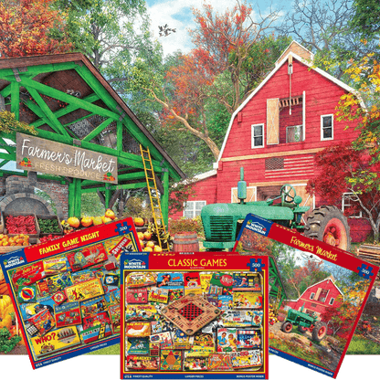 1 Year Puzzle Subscription Bi-monthly 300-500 Piece - Gift