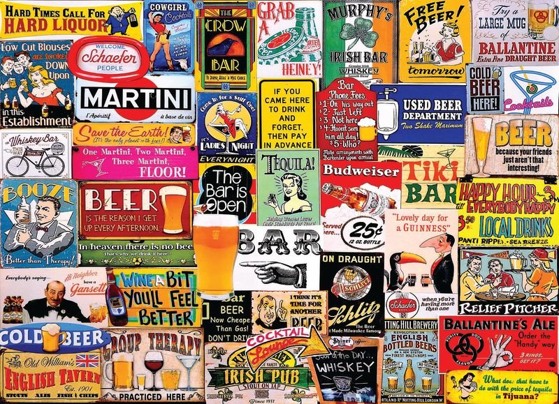 Happy Hour (1374t) - 1000 PC (Small 20"x27" Format)