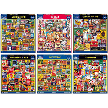 Set of 6: New Collage  Bundle 1000 piece