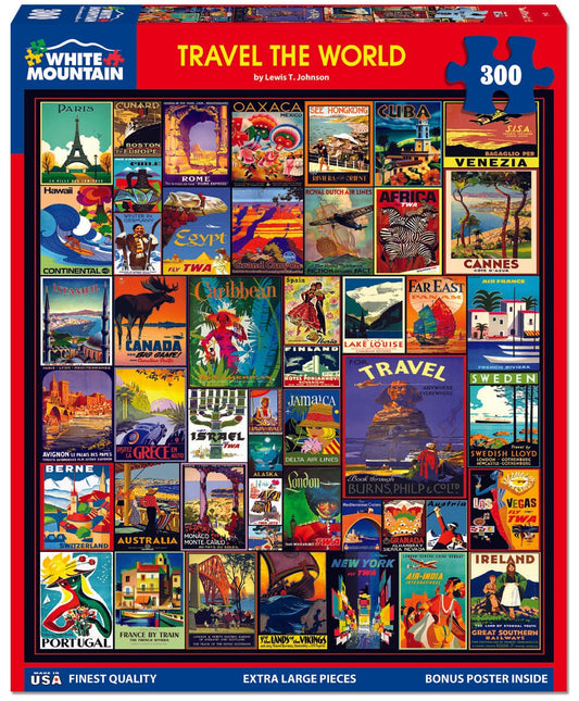 Travel The World (2046pz)  - 300 Piece Jigsaw Puzzle