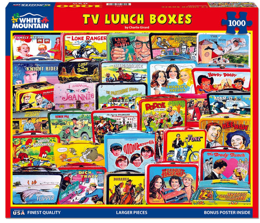 TV Lunch Boxes (1471pz) - 1000 Piece Jigsaw Puzzle