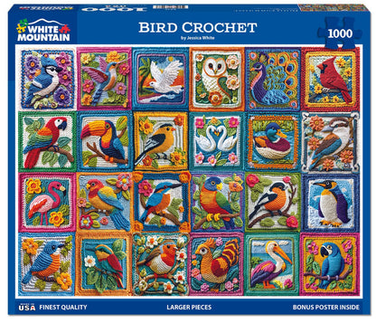 Bird Crochet (2047pz) - 1000 Piece Jigsaw Puzzle