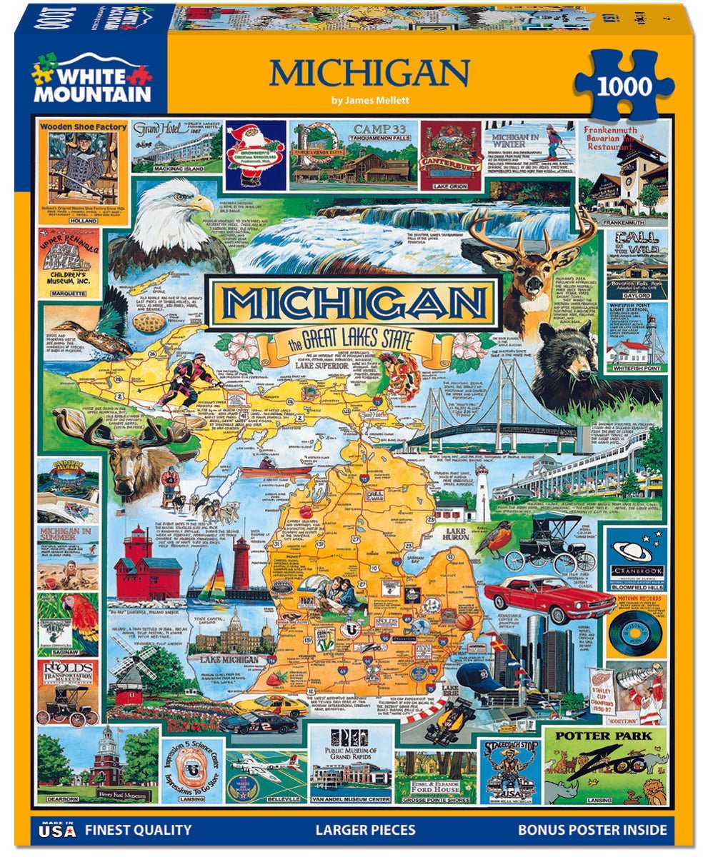 Set of 3: Michigan Bundle 1000 piece