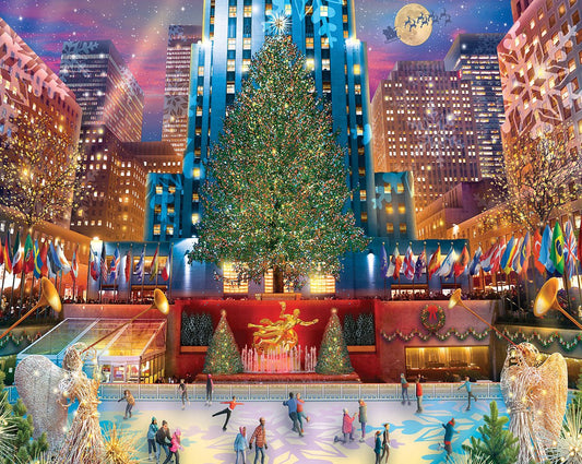 Rockefeller Christmas (1711t) - 1000 PC (Small 20"x27" Format)
