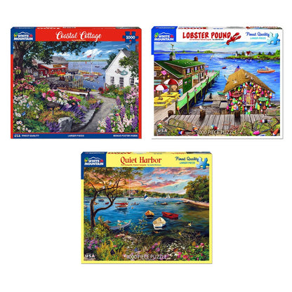 Set of 3: Artist Joelle McIntyre - Coastal Bundle 1000 piece