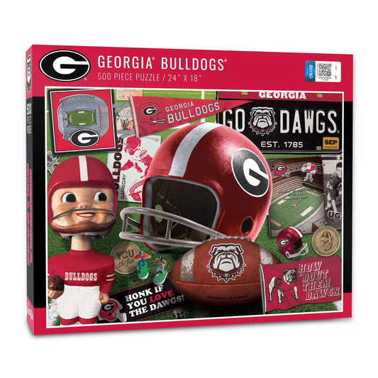 Georgia Bulldogs Retro Series (950196) - 500 Pieces