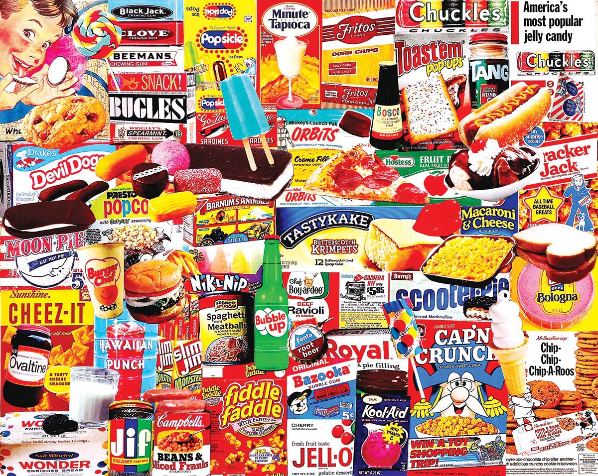 Things I ate as a kid (1110t) - 1000 PC (Small 20"x27" Format)