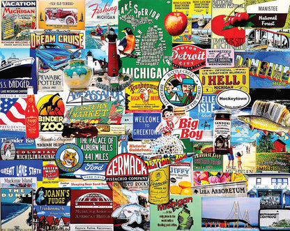 I Love Michigan (1221pz) - 1000 Pieces