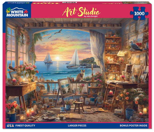 Art Studio (2002pz) - 1000 Piece Jigsaw Puzzle