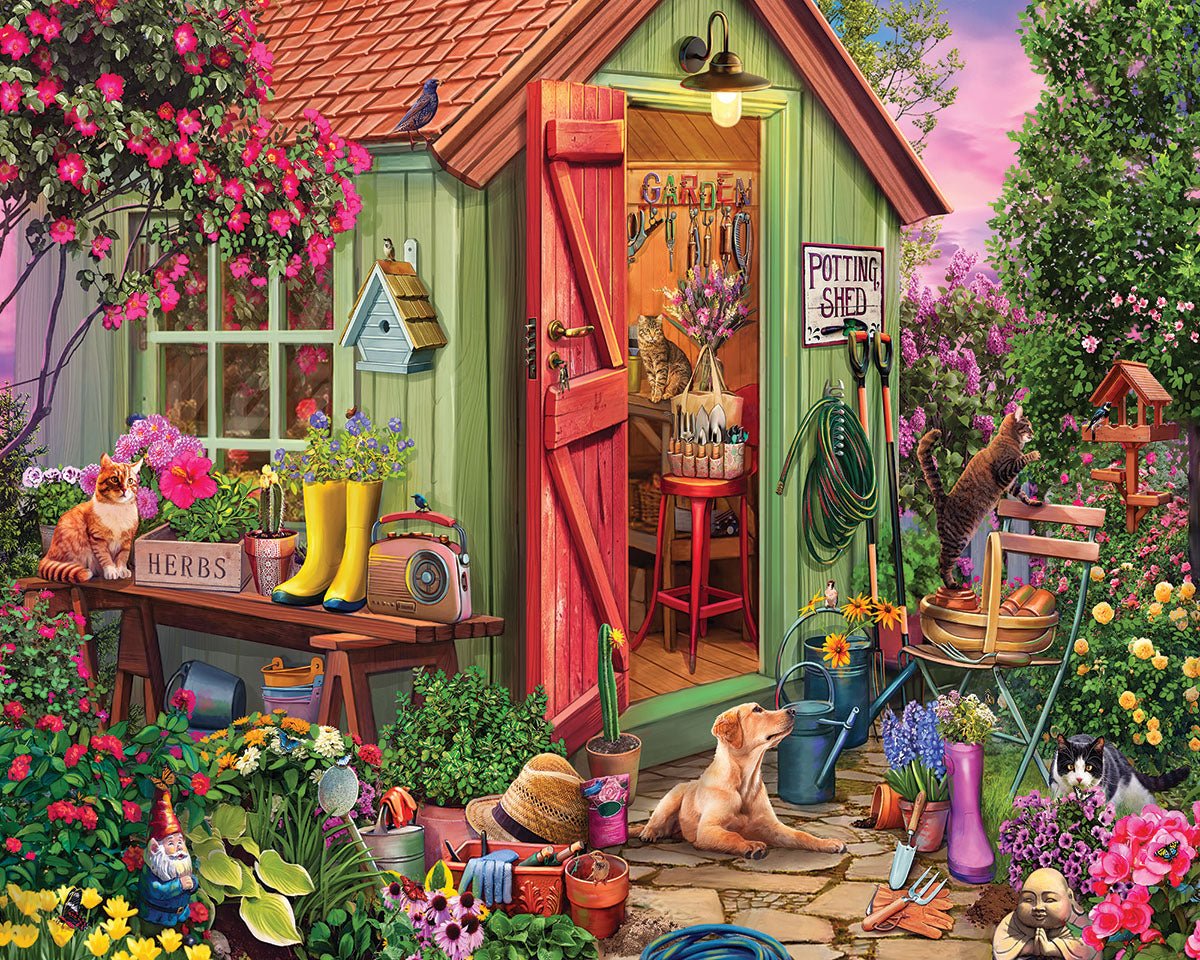 Potting Shed (2064pz) - 1000 Piece Jigsaw Puzzle