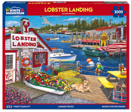 Lobster Landing (2032pz) - 1000 Piece Jigsaw Puzzle