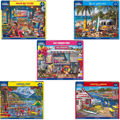Set of 5: New Summer Fun Bundle 1000 piece